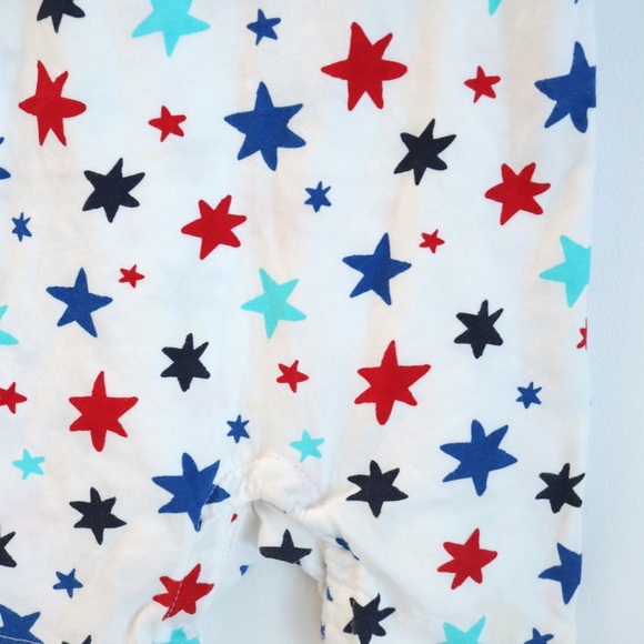 Hanna Andersson Baby Button Shoulder Tank Romper / 6-12M - Picture 3 of 5